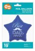 Vater Best Dad Ever Folienballon 44 cm