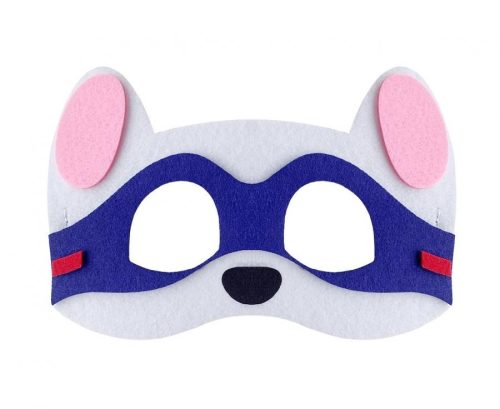 Tiere Dog Brigade Superhero Filzmaske mit Hundemotiv 18 cm