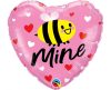 Liebe Bee Mine Folienballon 46 cm