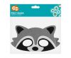 Tiere Raccoon 18 cm Waschbär Filzmaske