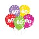 Geburtstag Happy Birthday 60 Ballon, 5-teilig 12 inch (30cm)