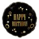 Geburtstag Gold Happy Birthday B&C Partyfolienballon 36 cm