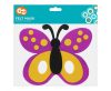 Tiere Butterfly Schmetterlings-Filzmaske 18 cm