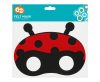 Tiere Ladybug Marienkäfer Filzmaske 18,5 cm