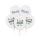 Polizei Beep Ballon, 5 Stk 12 Zoll (30cm)