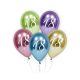 Geburtstag Platinum  Platin Alles Gute zum Geburtstag 18 Ballon, 5 Stück 12 Zoll (30cm)