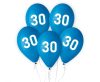 Geburtstag Blue Blaue Happy Birthday 30 Luftballons, 5er Pack, 12 Zoll (30 cm)