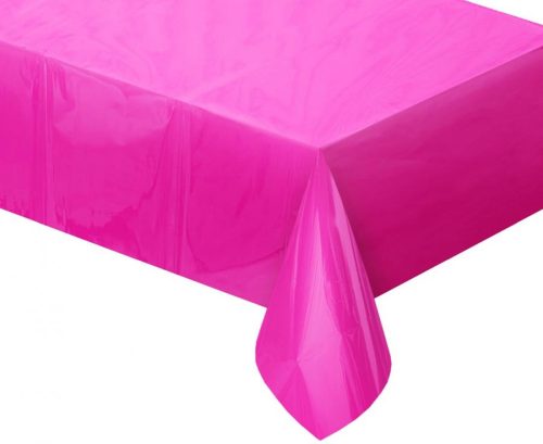 Farbe Metallic Magenta Folientischdecke 137x183 cm