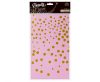 Geburtstag B&C Gold Dots Rosa Folie Tischdecke 137x183 cm