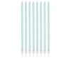 Farbe Pearly Light Blue, Blau Geburtstagkerze Set von 8