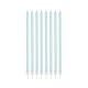 Farbe Pearly Light Blue, Blau Geburtstagkerze Set von 8