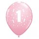 Geburtstag Pastellrosa Ballon, 6 Stück 11 inch (28 cm)