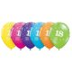 Geburtstag Pastel Mix Bunte Happy Birthday 18 Ballon, 6 Stk 11 Zoll (28cm)