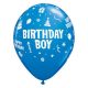 Geburtstag Blue Happy Birthday Junge Ballon, 6 Stk 11 Zoll (28 cm)