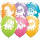 Dinosaurier Pastel Ballon, 6 Stk Ballon 11 Zoll (27,5 cm)