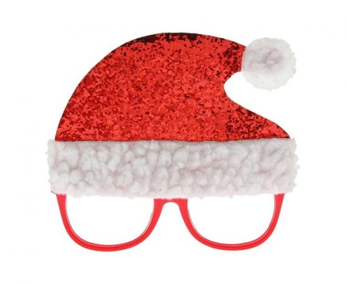 Weihnachten Weihnachtsmütze mit Brille