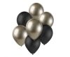 Farbe B&C Prosecco-Black Luftballon-Set, 7 Stk. 12 Zoll (30cm)