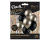 Farbe B&C Prosecco-Black Luftballon-Set, 7 Stk. 12 Zoll (30cm)