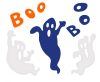 Halloween Boo Gel-Fensteraufkleber Set