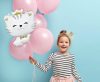 Katze White Folienballon 49 cm