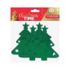 Weihnachten Green Holzbesteckhalter 4er-Set