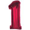 Nummer Red Rote Nummer 1 Folienballon 92 cm