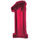 Nummer Red Rote Nummer 1 Folienballon 92 cm