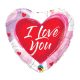 Liebe I Love You Cartoon Folienballon 46 cm