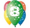 Geburtstag Star Happy Birthday 8 Ballons, 5 Stk. 12 Zoll (30 cm)