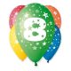 Geburtstag Star Happy Birthday 8 Ballons, 5 Stk. 12 Zoll (30 cm)