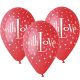 Liebe With Love Ballon, 5 Stk 12 Zoll (30 cm)