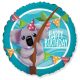 Koala Party Happy Birthday Folienballon 46 cm (ohne Verpackung)