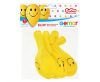 Emoji  Smilies Gelber Ballon, 5 Stk. 12 Zoll (30 cm)