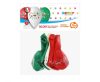 Weihnachten Santa Latexballon, 3er-Pack, 12 Zoll/30 cm