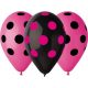 Farbe Hen Night Dots, Tupfenballon, 5er-Pack, 12 Zoll (30 cm)