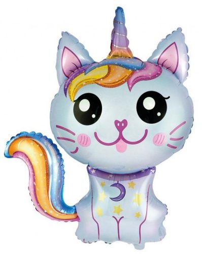 Katze Magic Blue Folienballon 61 cm