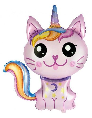 Katze Magic Pink Folienballon 61 cm