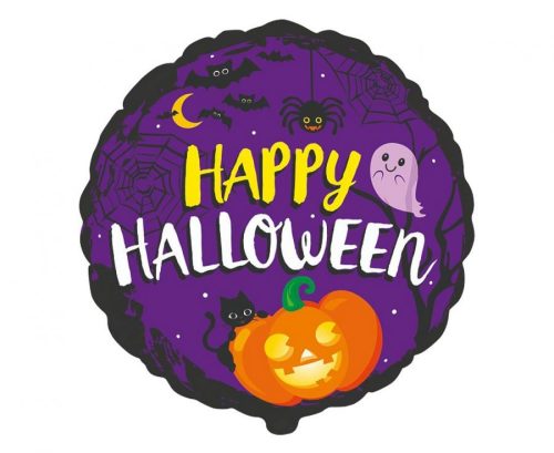 Halloween Happy Purple Folienballon 48 cm (WP)