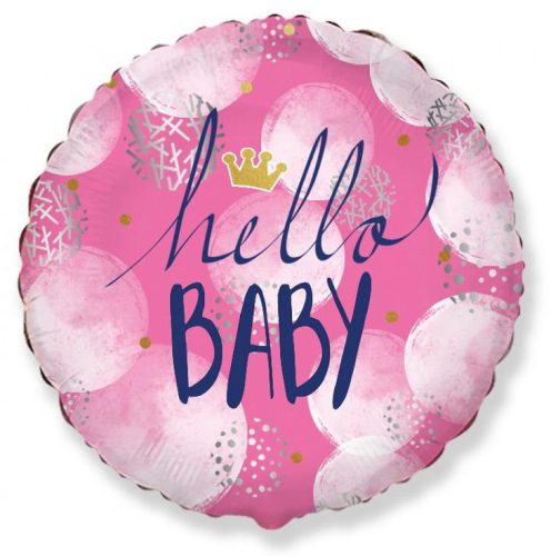 Baby Hello Girl Folienballon 48 cm