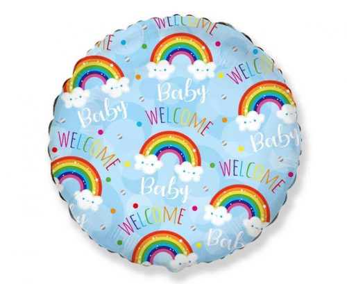 Baby Welcome Blue Folienballon 46 cm (WP)