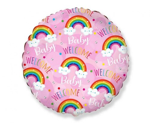 Baby Welcome Pink Folienballon 46 cm (WP)