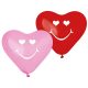 Liebe Smiling Hearts, Herzballon, 5 Stk 10 Zoll (25 cm)