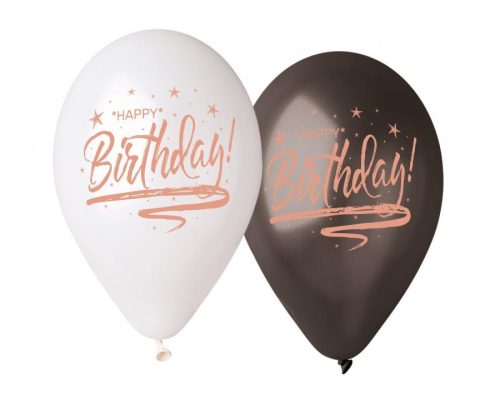 Geburtstag Happy Birthday Ballon, 5 Stk. 13 Zoll (33cm)