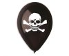 Skull Black Schädel Ballon, Luftballon 5 Stück 12 Zoll (30 cm)