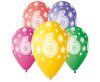 Geburtstag Star Happy Birthday 6 Ballons, 5er-Pack 13 Zoll (33 cm)