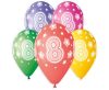 Geburtstag Star Happy Birthday 8 Ballons, 5 Stk 13 inch (33 cm)