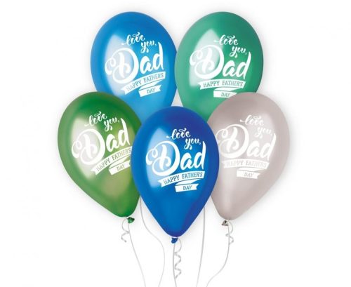 Vater Vatertag Ballon, 5 Stk 13 Zoll (33 cm)