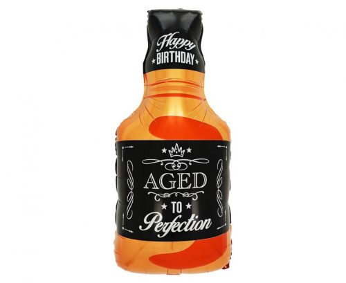 Geburtstag Age of Perfection Whisky Folieballon 65 cm