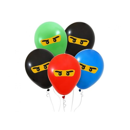 Ninja Ninja-Ballon, 5 Stk. 12 Zoll (30 cm)