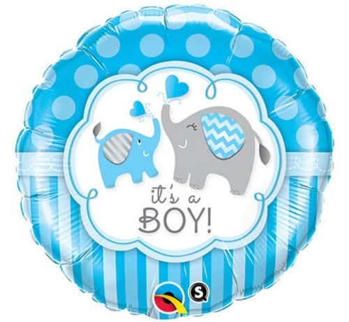 Geburtstag Elephant It's a Boy Folienballon 46 cm